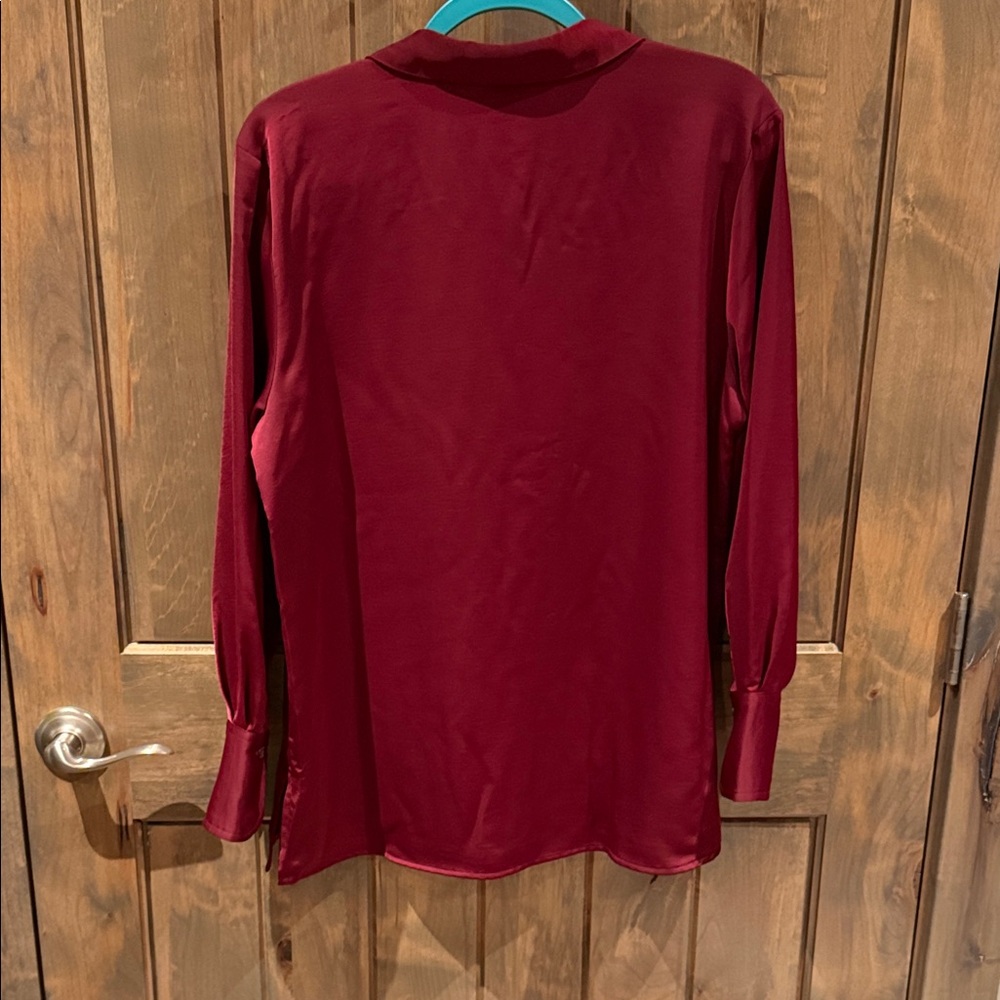 a new day Maroon Blouse - Picture 3 of 3